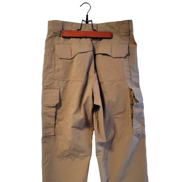 Tru Spec Original Tactical Pants Mens Cargo Dark Kahki 30X30 - Picture 5 of 13
